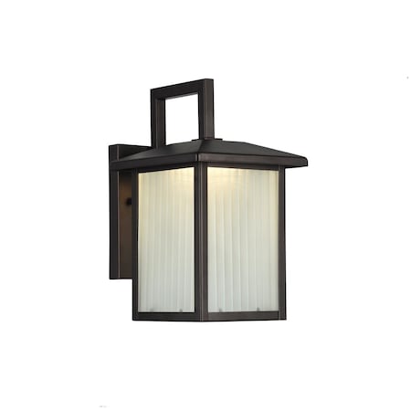 Chloe Lighting 11 in. Tall Ryston Transitional Led Rubbed Bronze Outdoor Wall Sconce CH22L69RB11-OD1